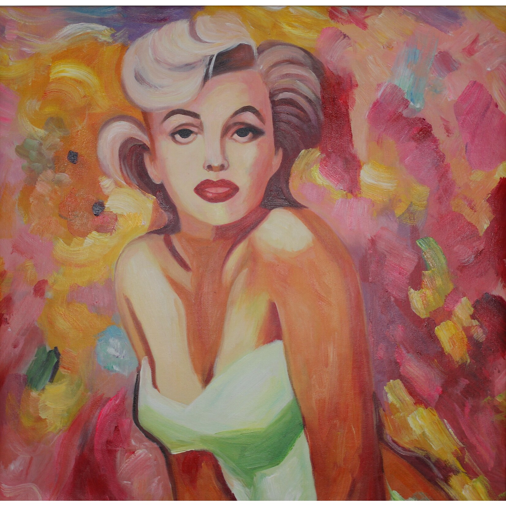 Oil Painting Marilyn Monroe