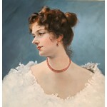 Oil Painting Portrait Of a Lady
