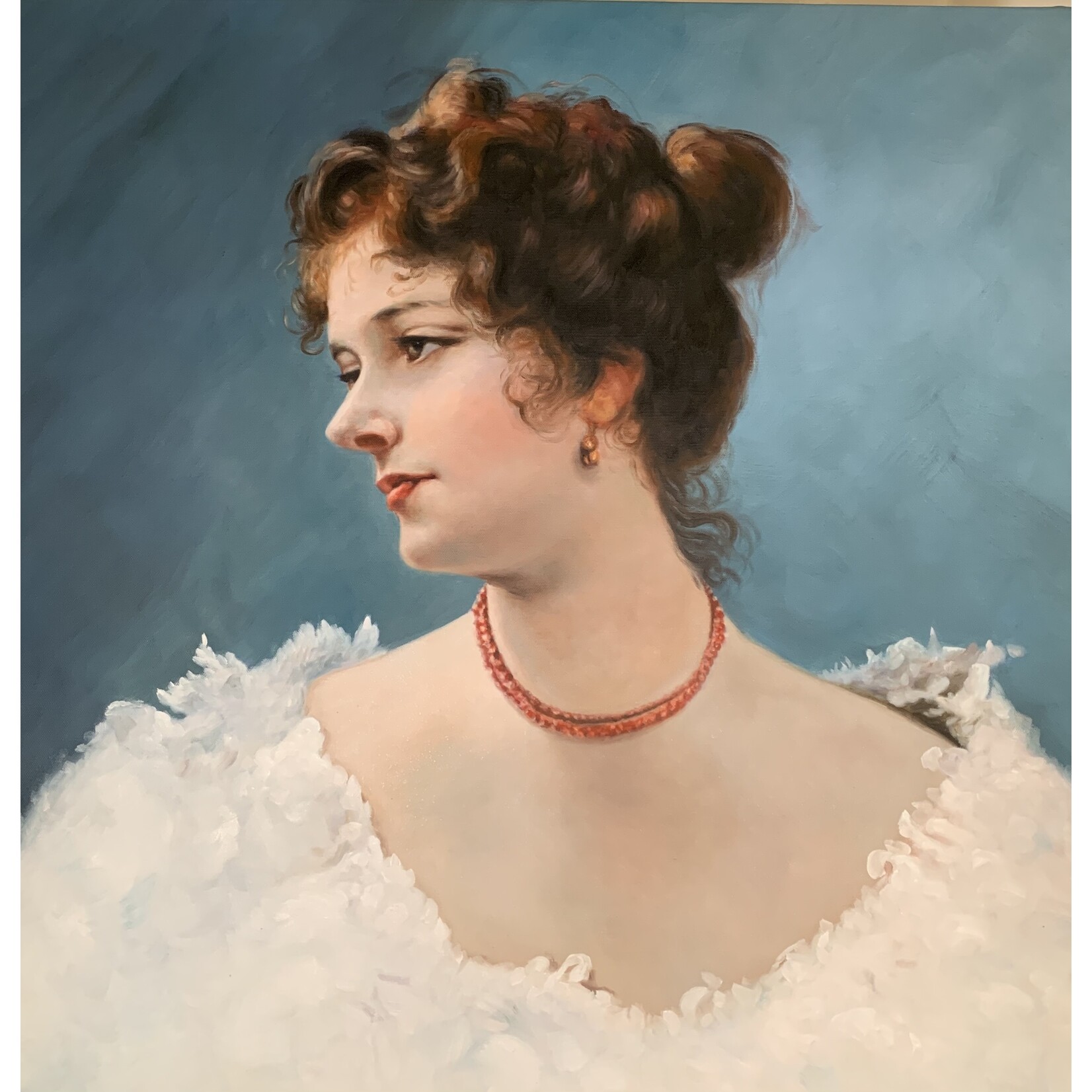 Oil Painting Portrait Of a Lady