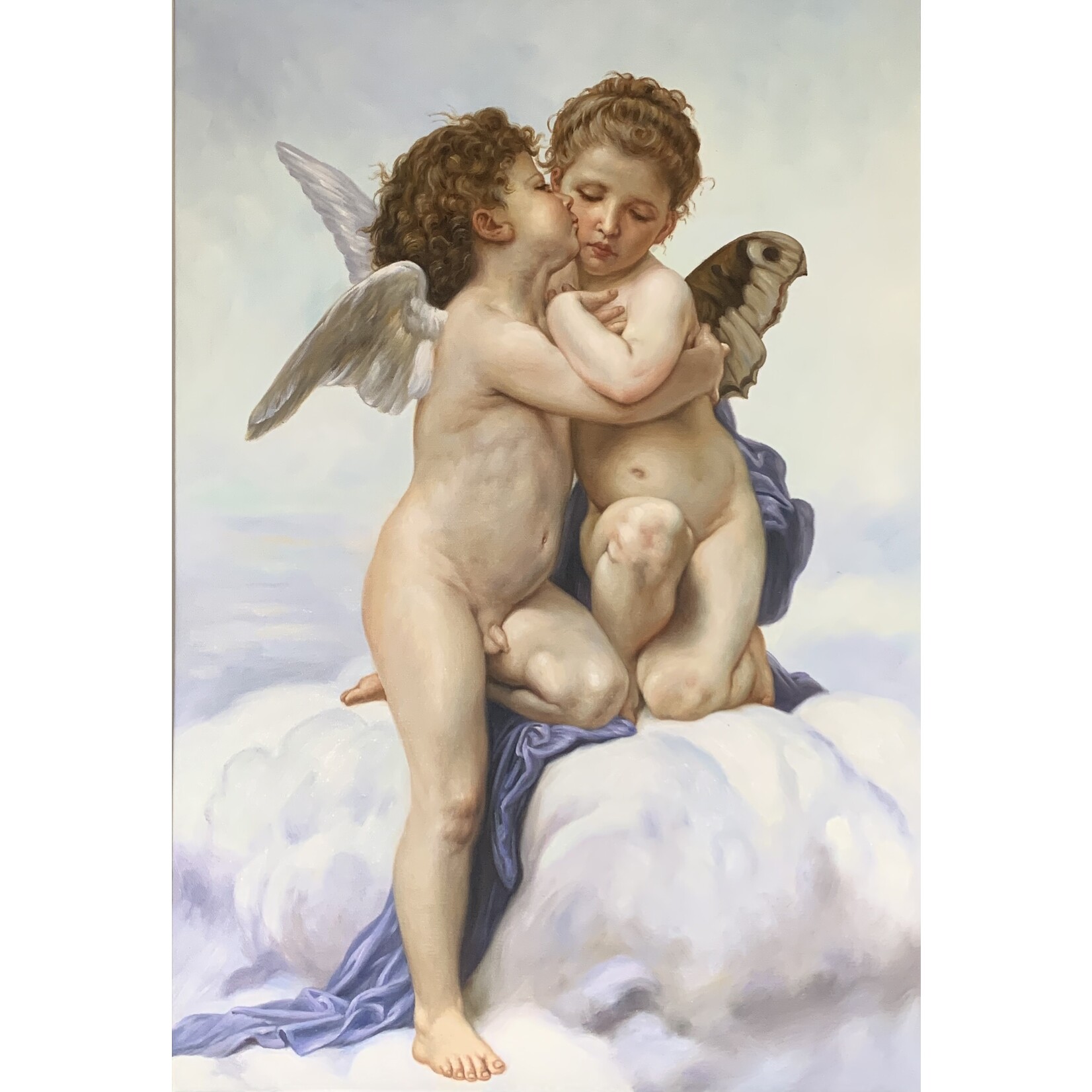 Oil Painting Cupid And Psyche 1889 By William