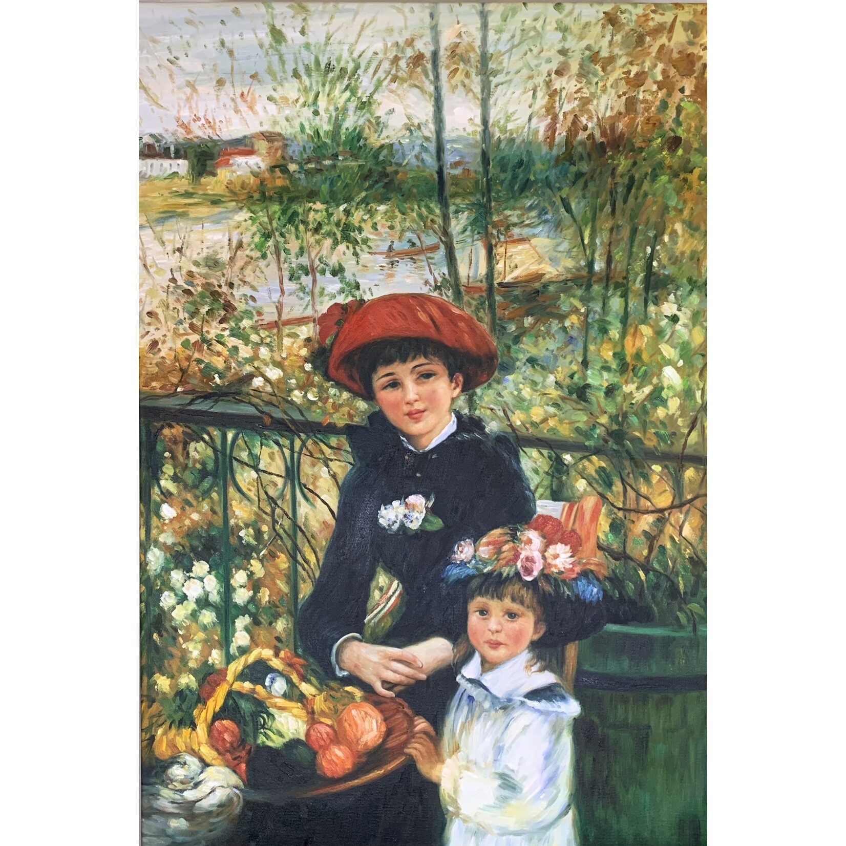 Oil Painting Two Sisters by Pierre