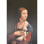 Oil Painting Portrait Of Cecilia Gallerani