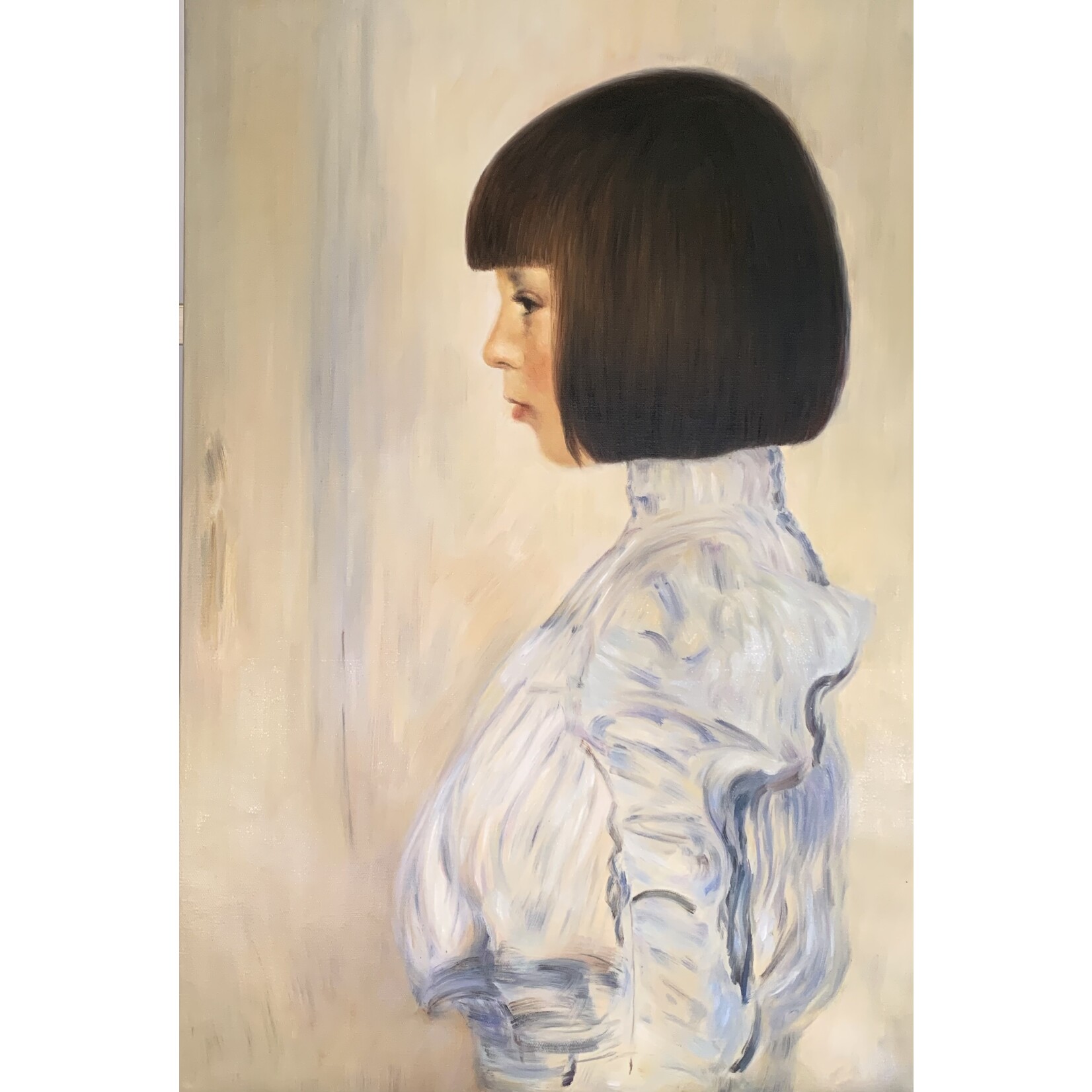 Oil Painting Portrait of Helene Klimt