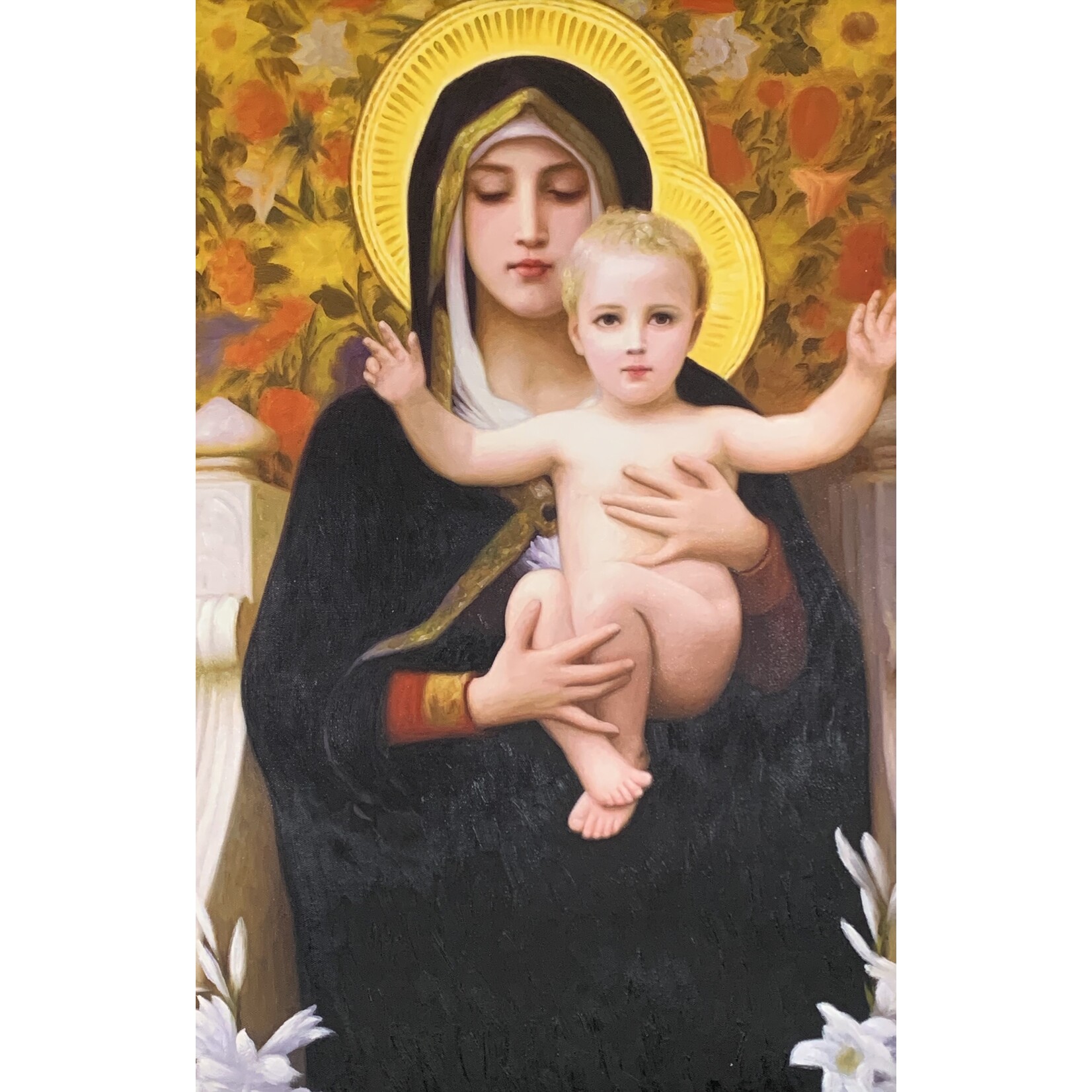 Oil Painting Maternal Love