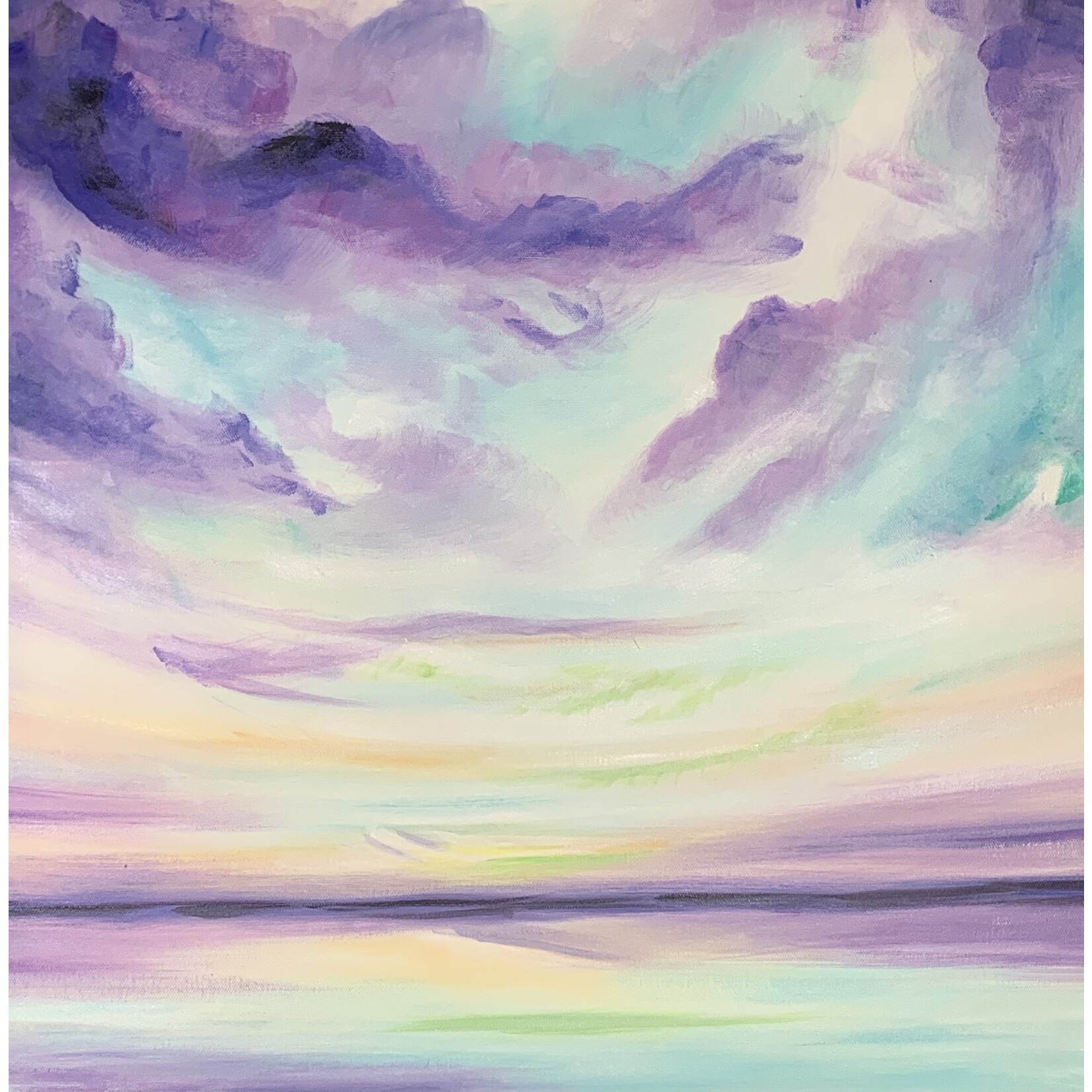 Painting Purple Sky