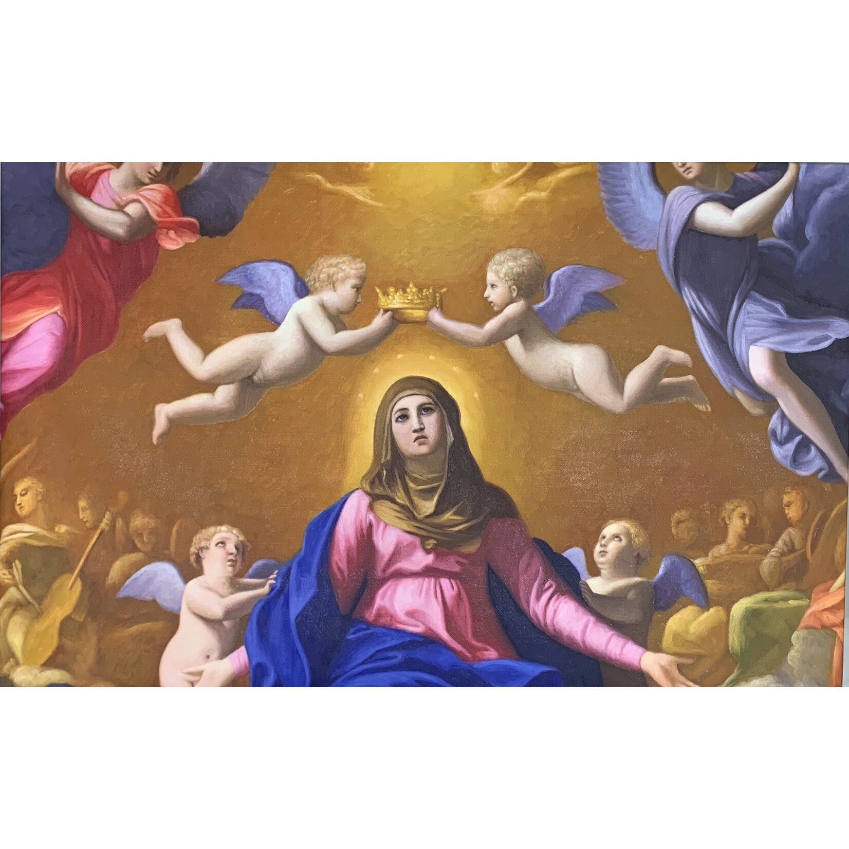 Oil Painting Paradise Angels
