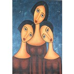 Painting Under The Sky - Three Women