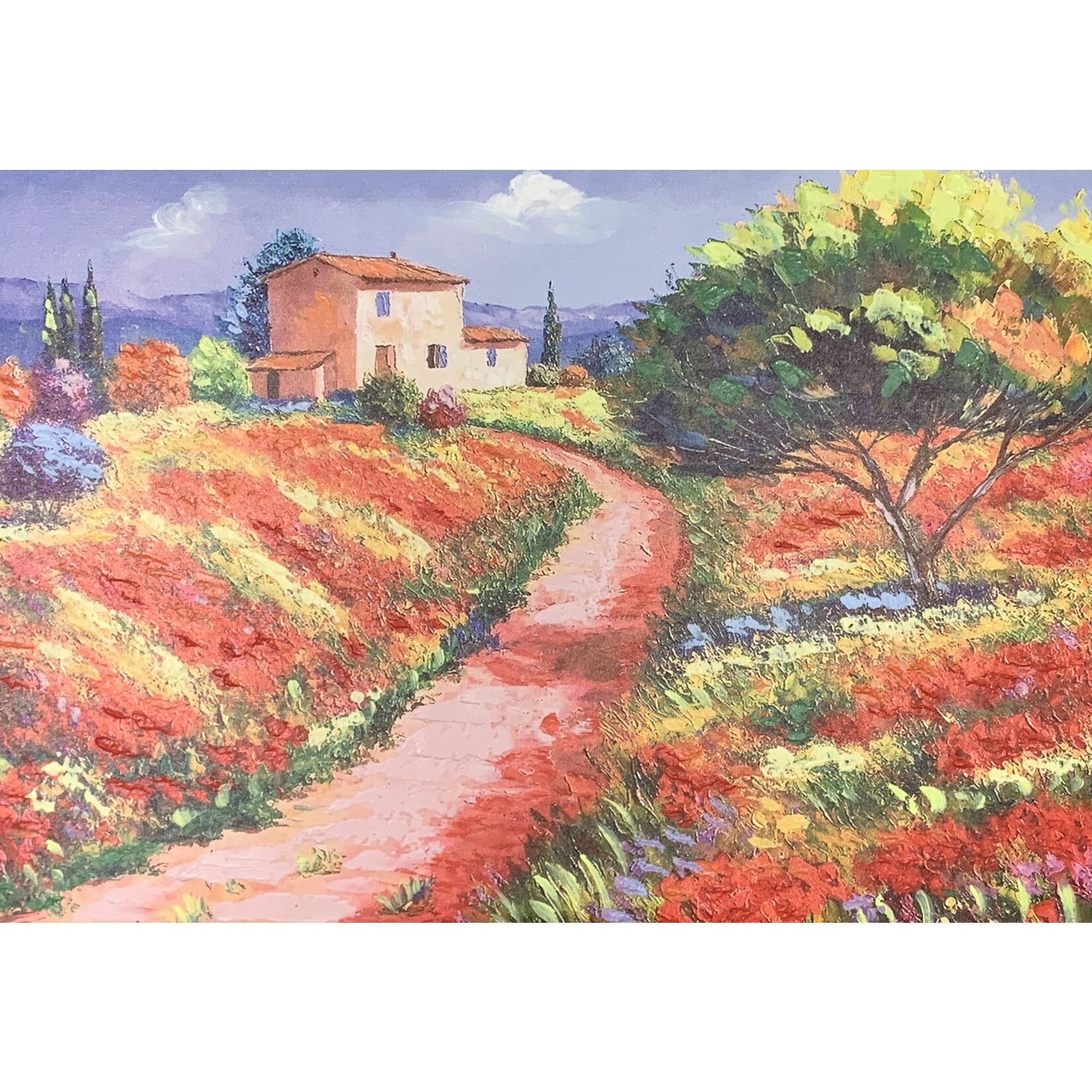 Printed Painting Dirt Road