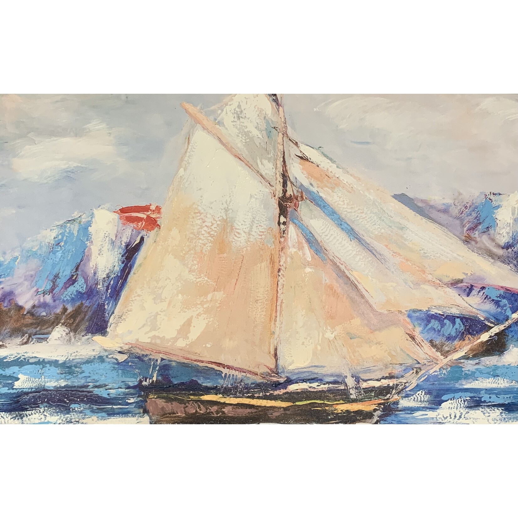 Printed Painting Before The Storm