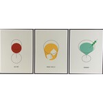 Printing Wine Whiskey Magarita