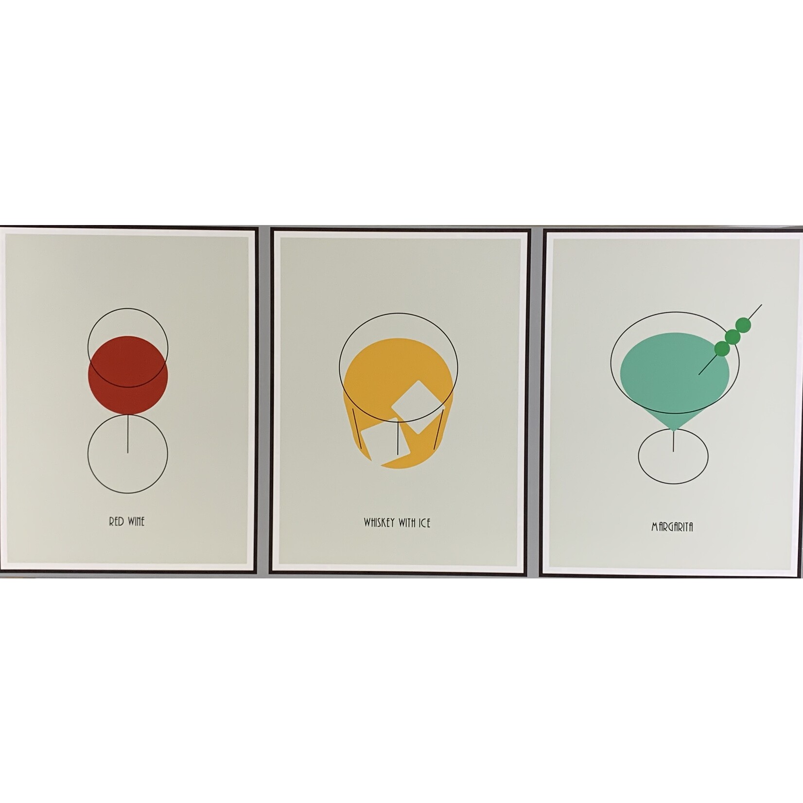 Printing Wine Whiskey Magarita