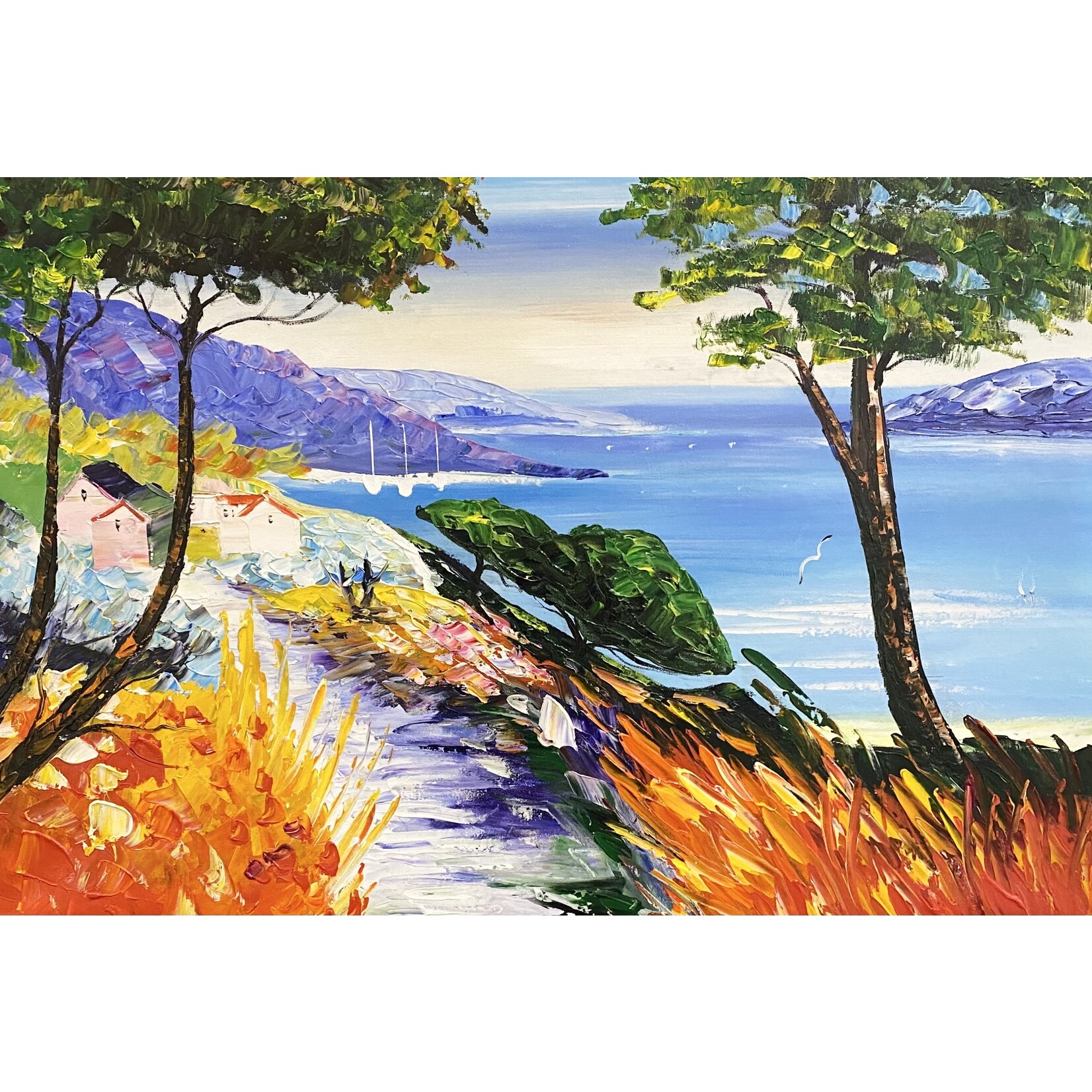 Oil Painting Beautiful Seascape