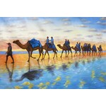 Oil Painting Caravan Of Camels