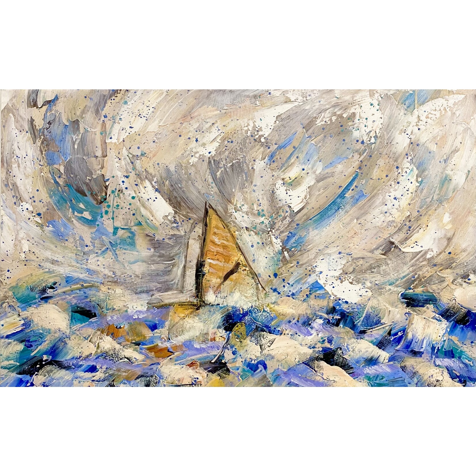 Painting Blue The Ocean
