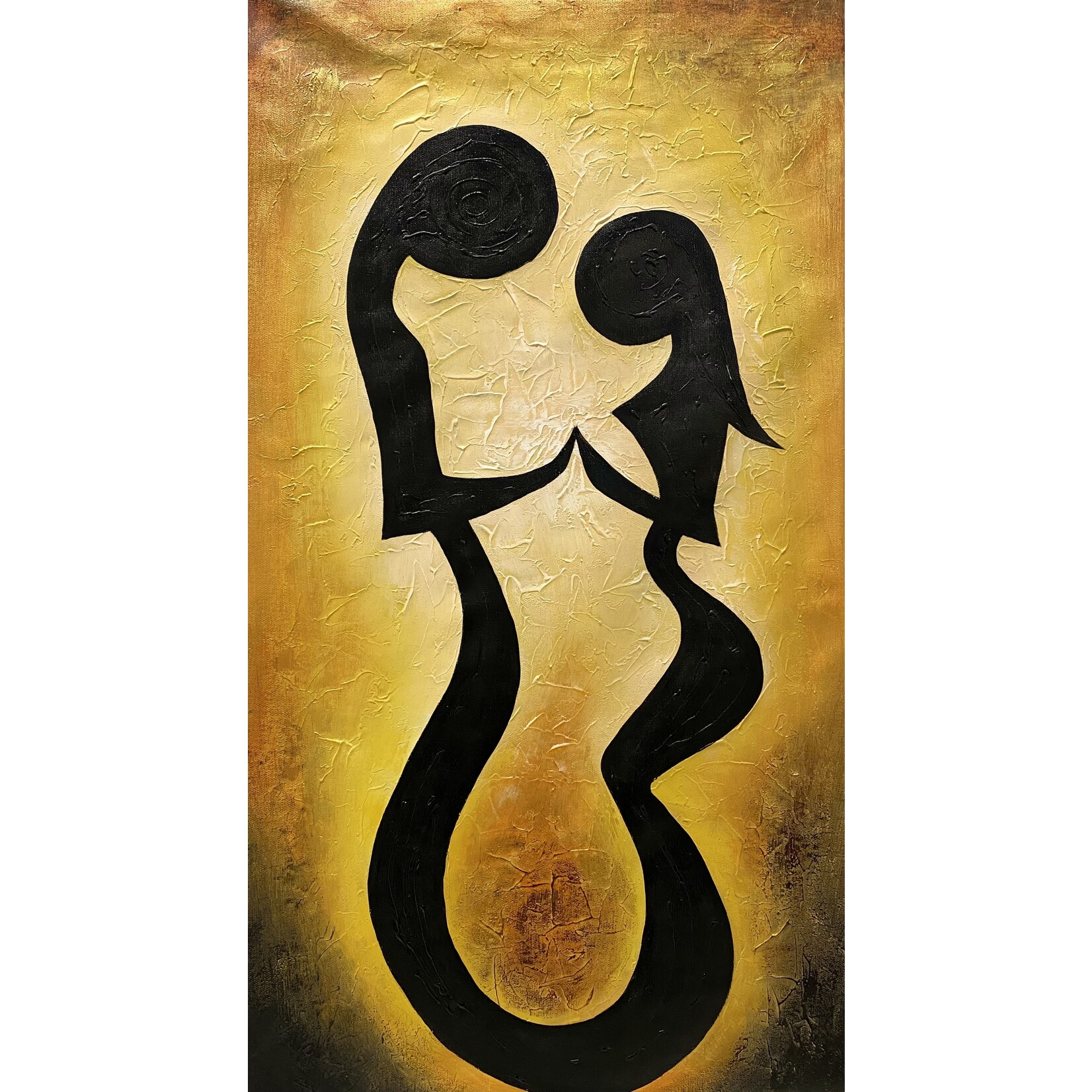 Painting Fall In Love Of Lovers
