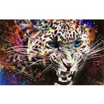 Graffiti Cattle Watercolor Tiger