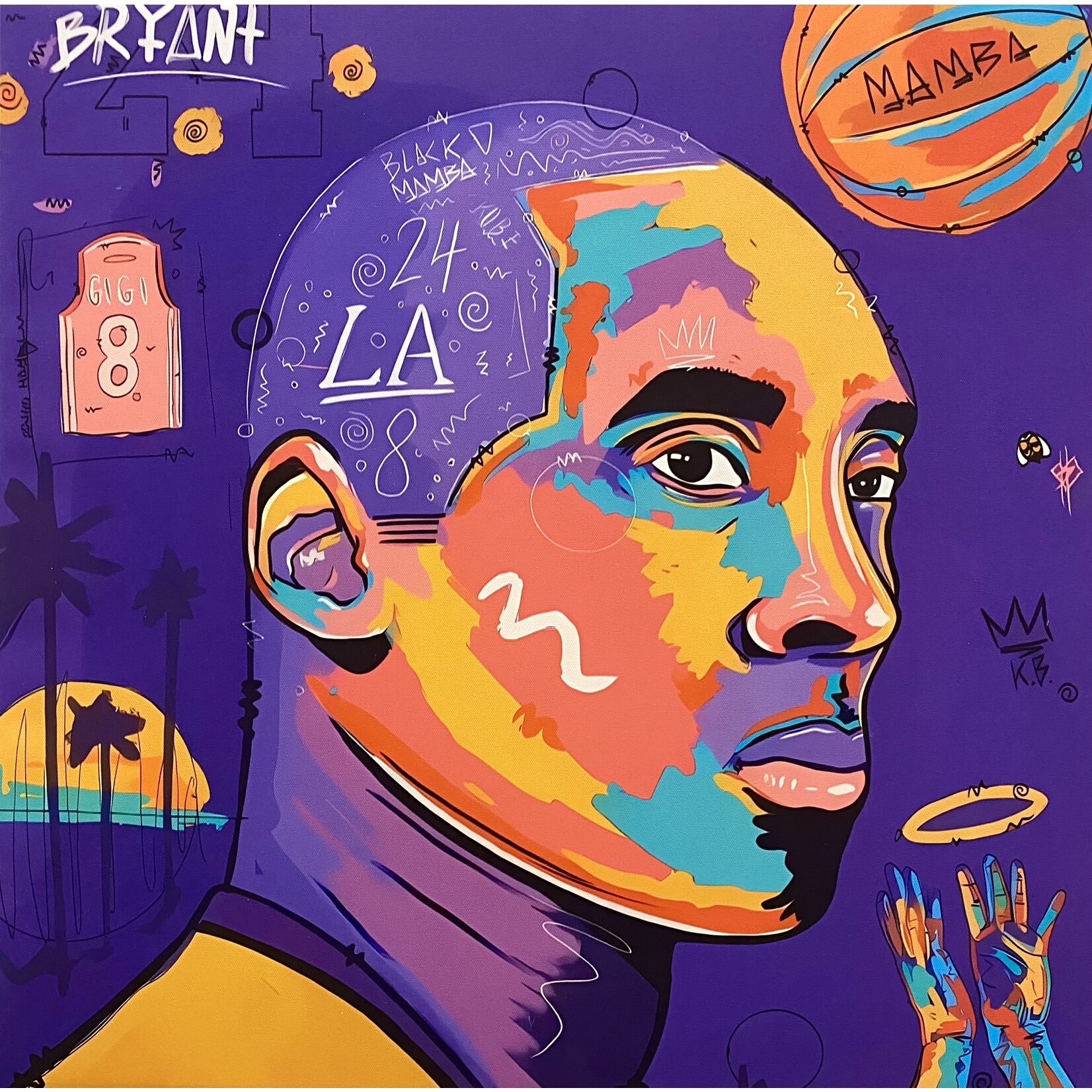 Graffiti Kobe Bryant - Shooting Guard