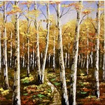 Printed Painting Lost In The Forest