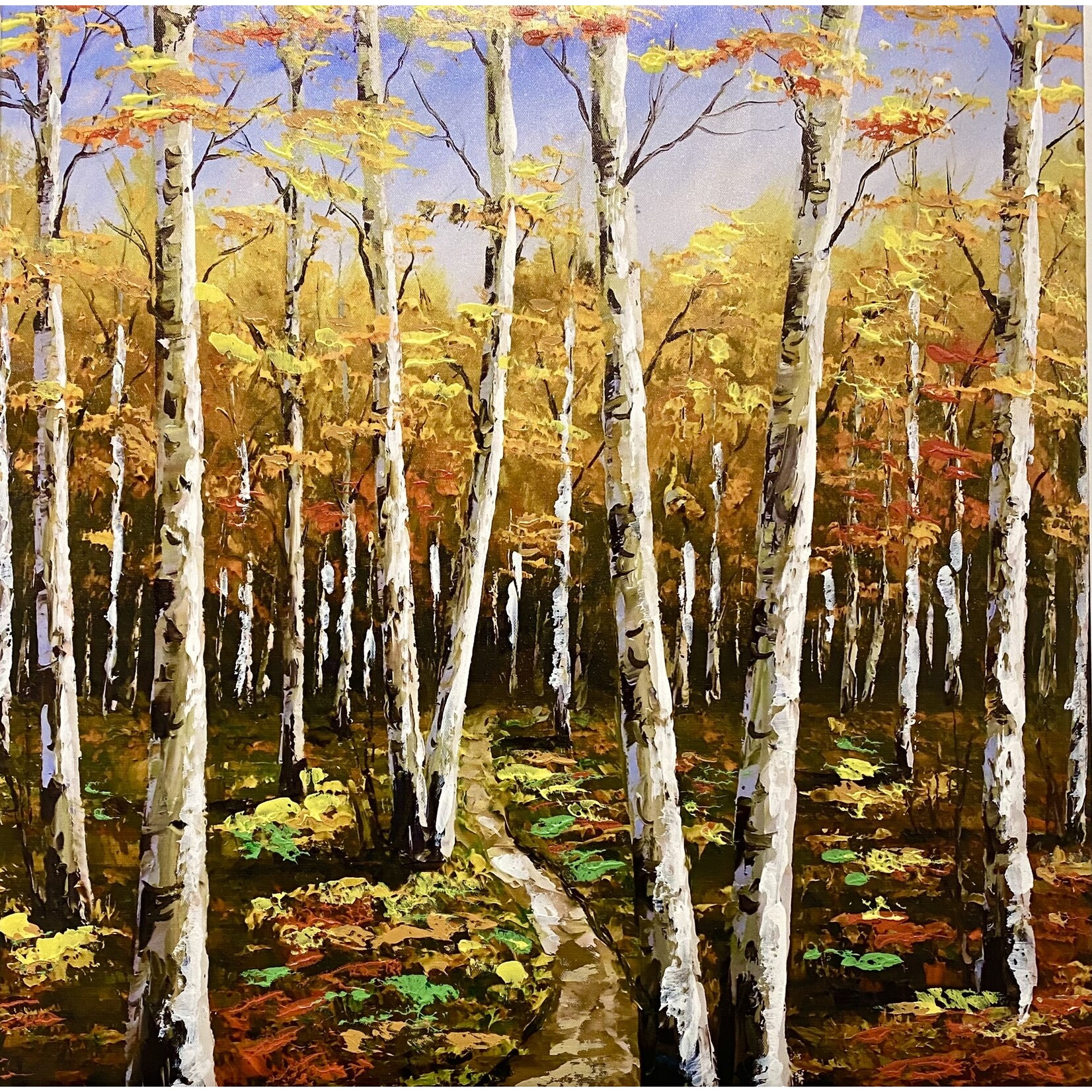 Printed Painting Lost In The Forest