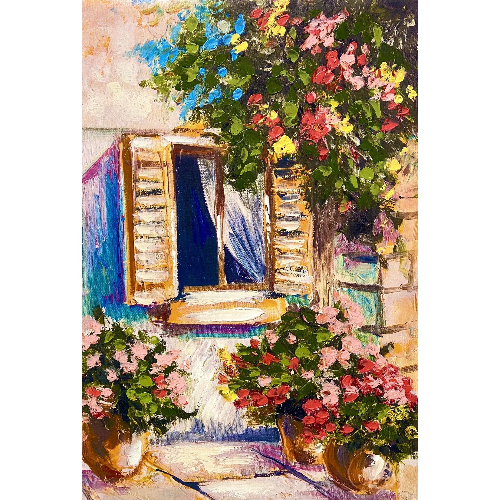 Printed Painting The Window II