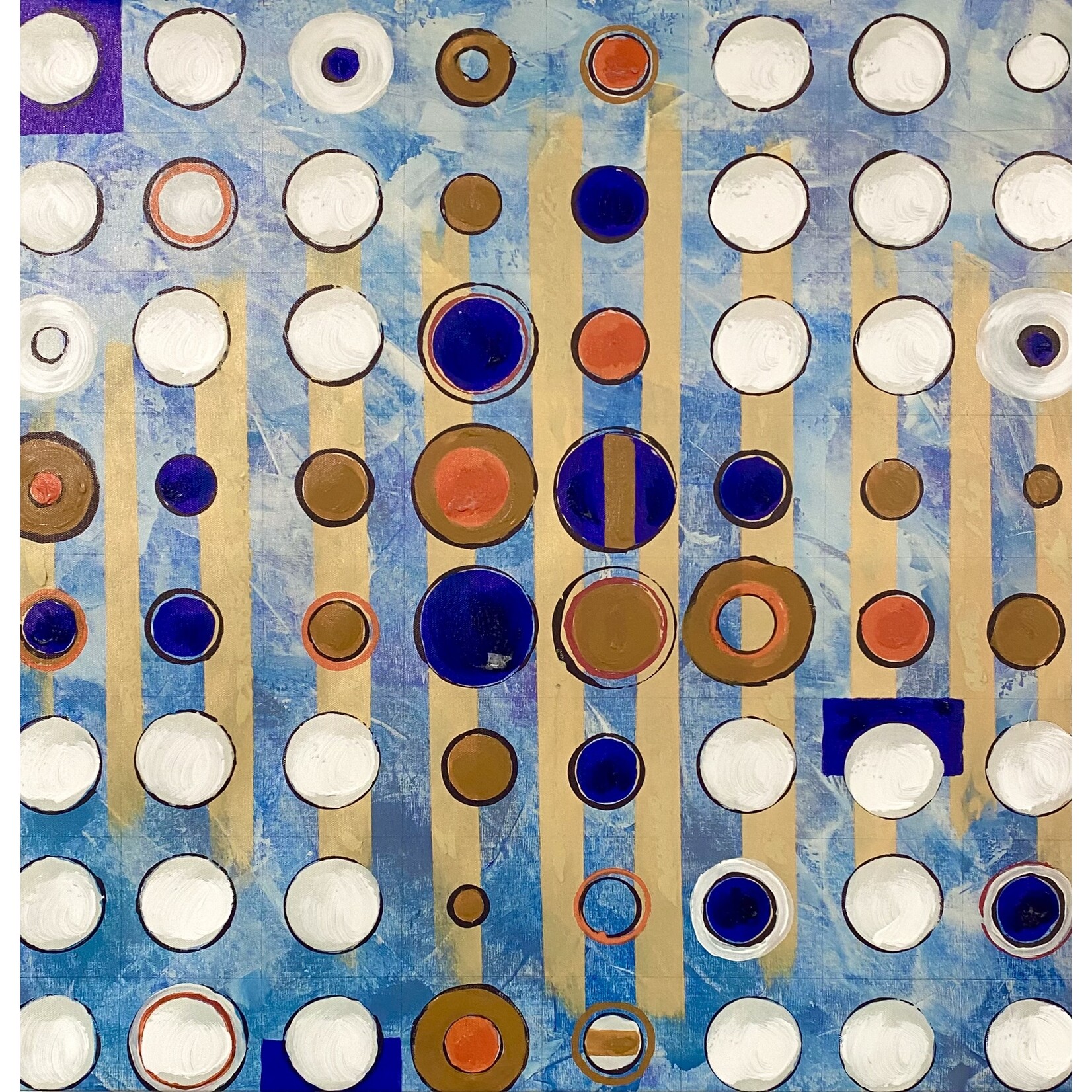 Printed Painting Colored Palette