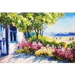 Printed Painting Bright Moment II