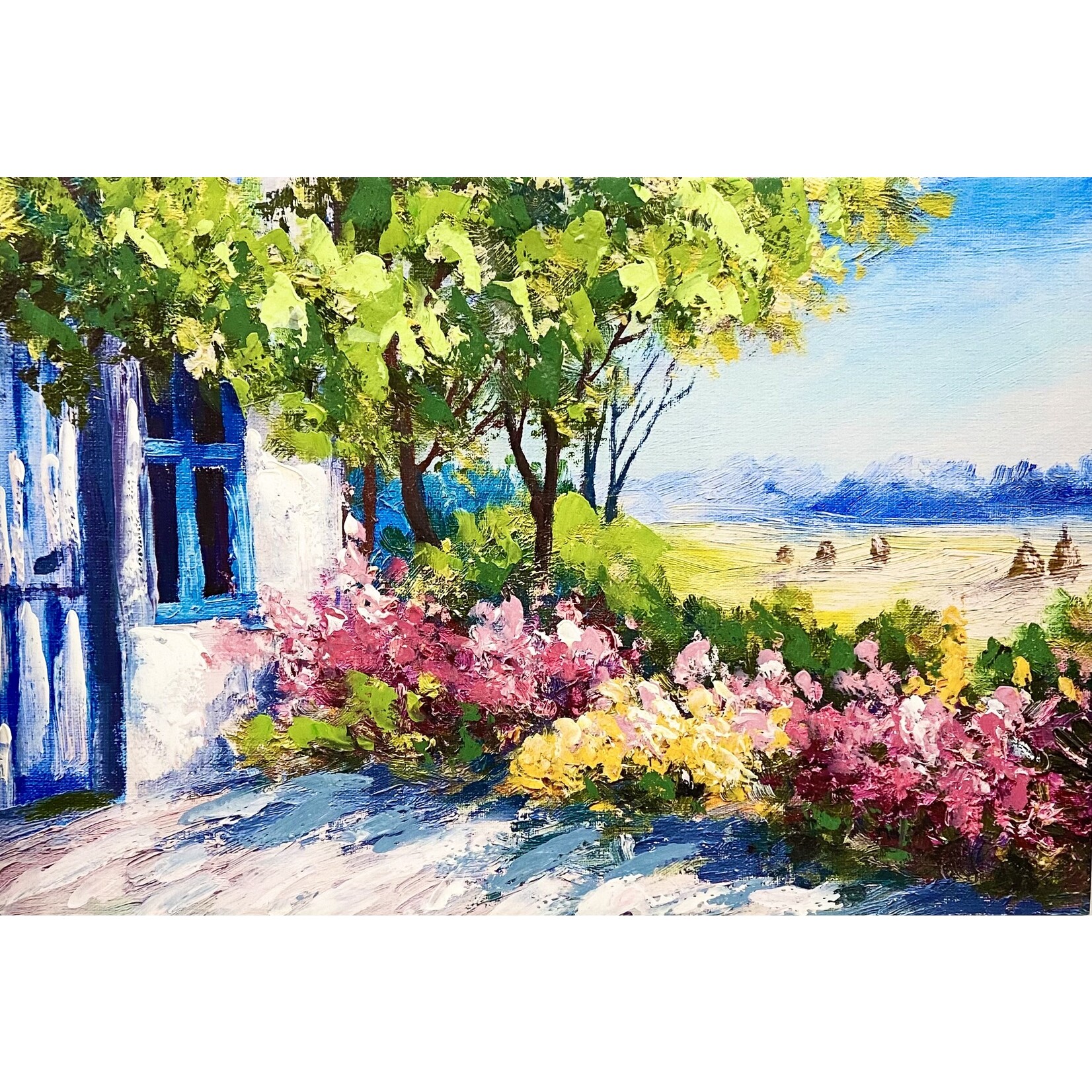 Printed Painting Bright Moment II