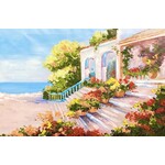 Printed Painting Garden Aisle