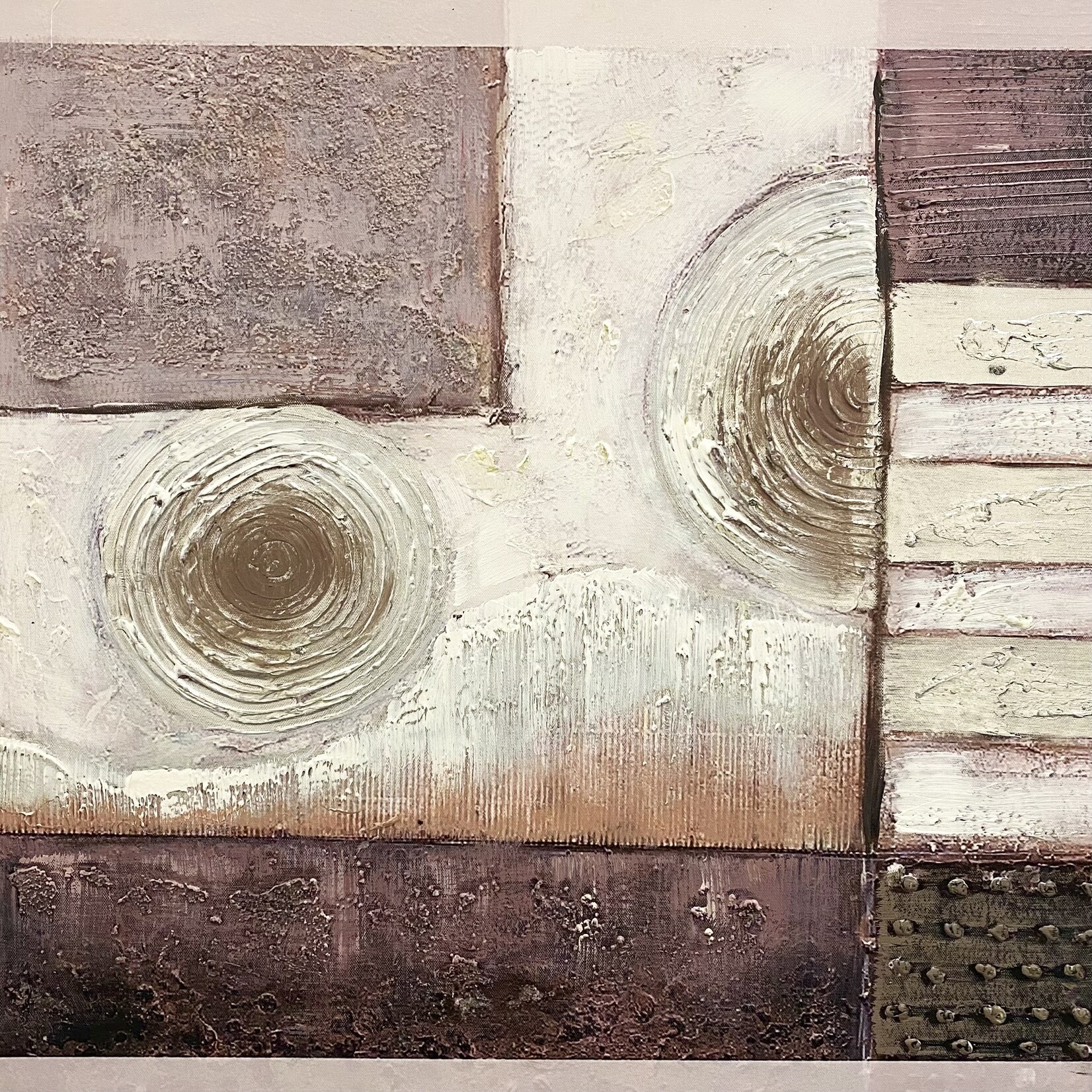 Printed Painting Time Goes By