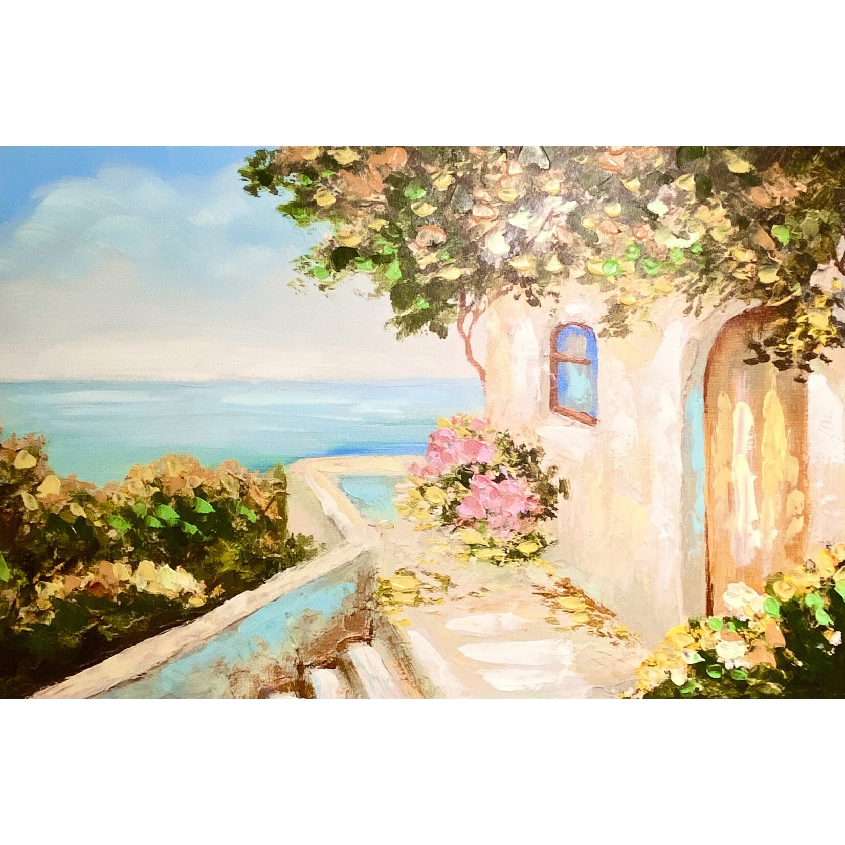 Printed Painting Outside