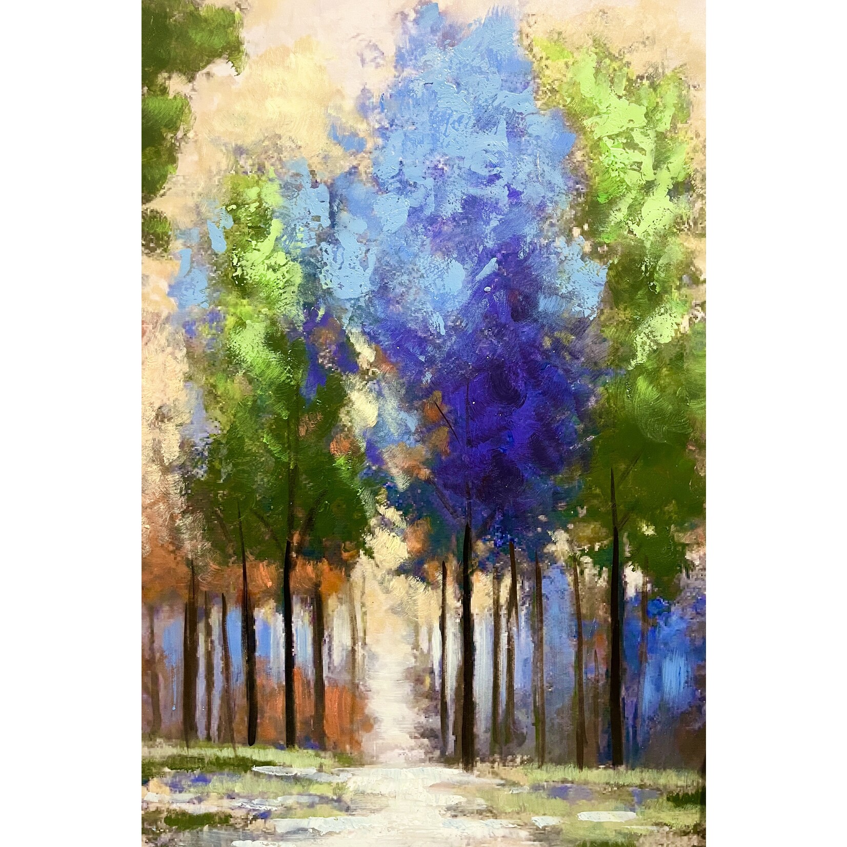 Printed Painting The Change