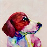 Printed Painting Innocent Dachshund