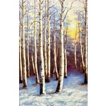 Printed Painting Forest Stream - Afternoon