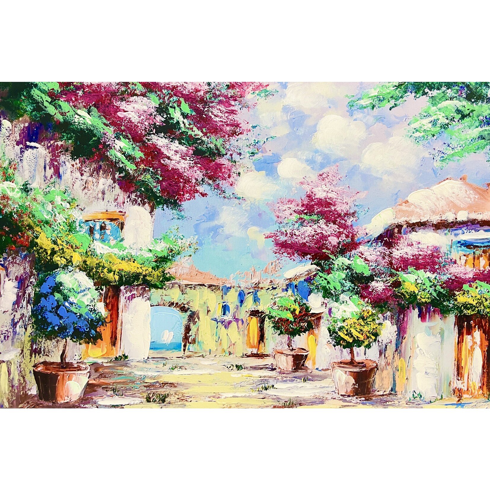 Printed Painting Serene Villa