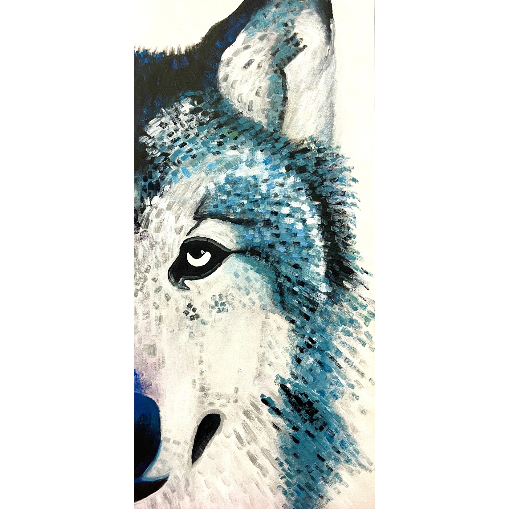 Painting Hand-painted Animal - Wolf