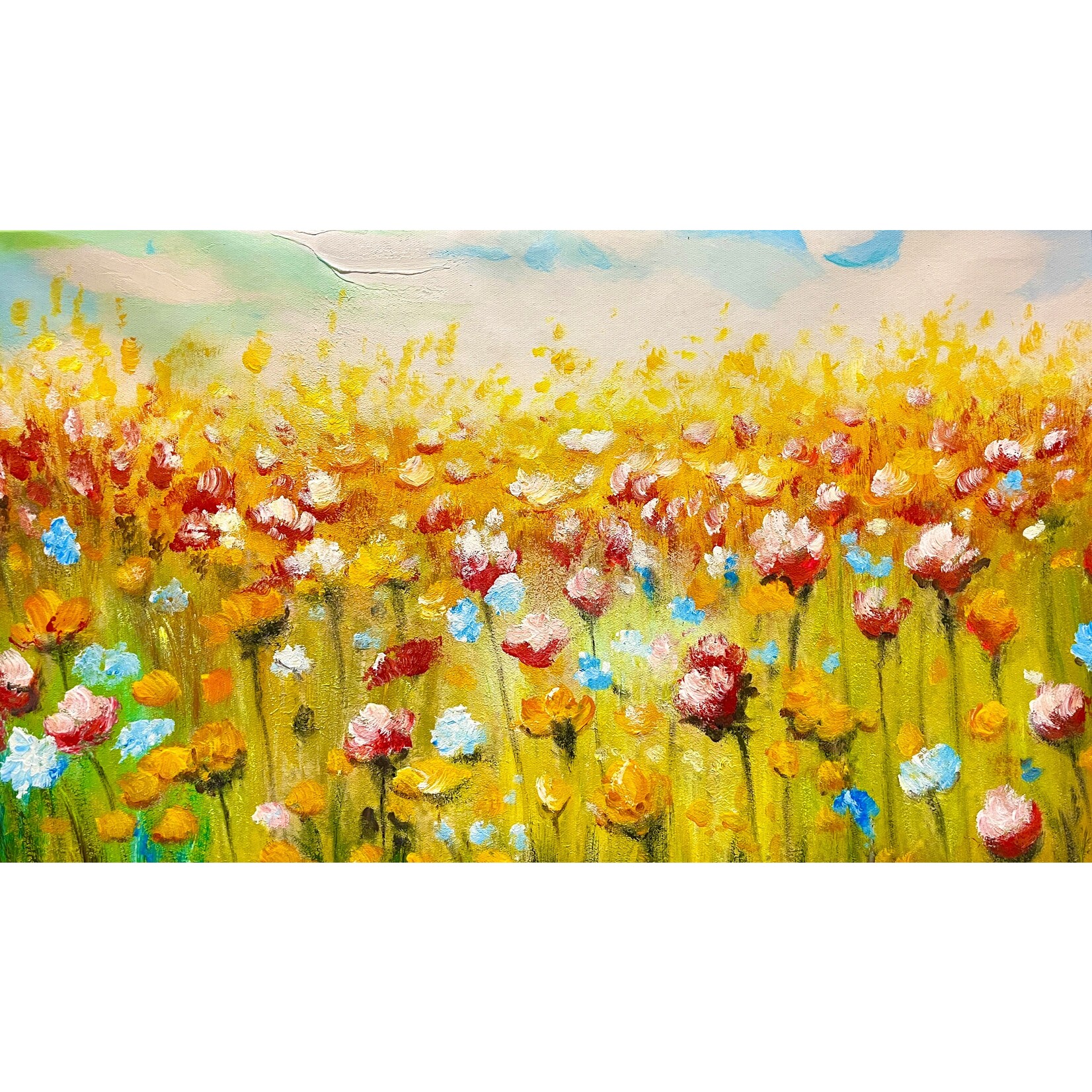 Painting Seaside Flower Blossom