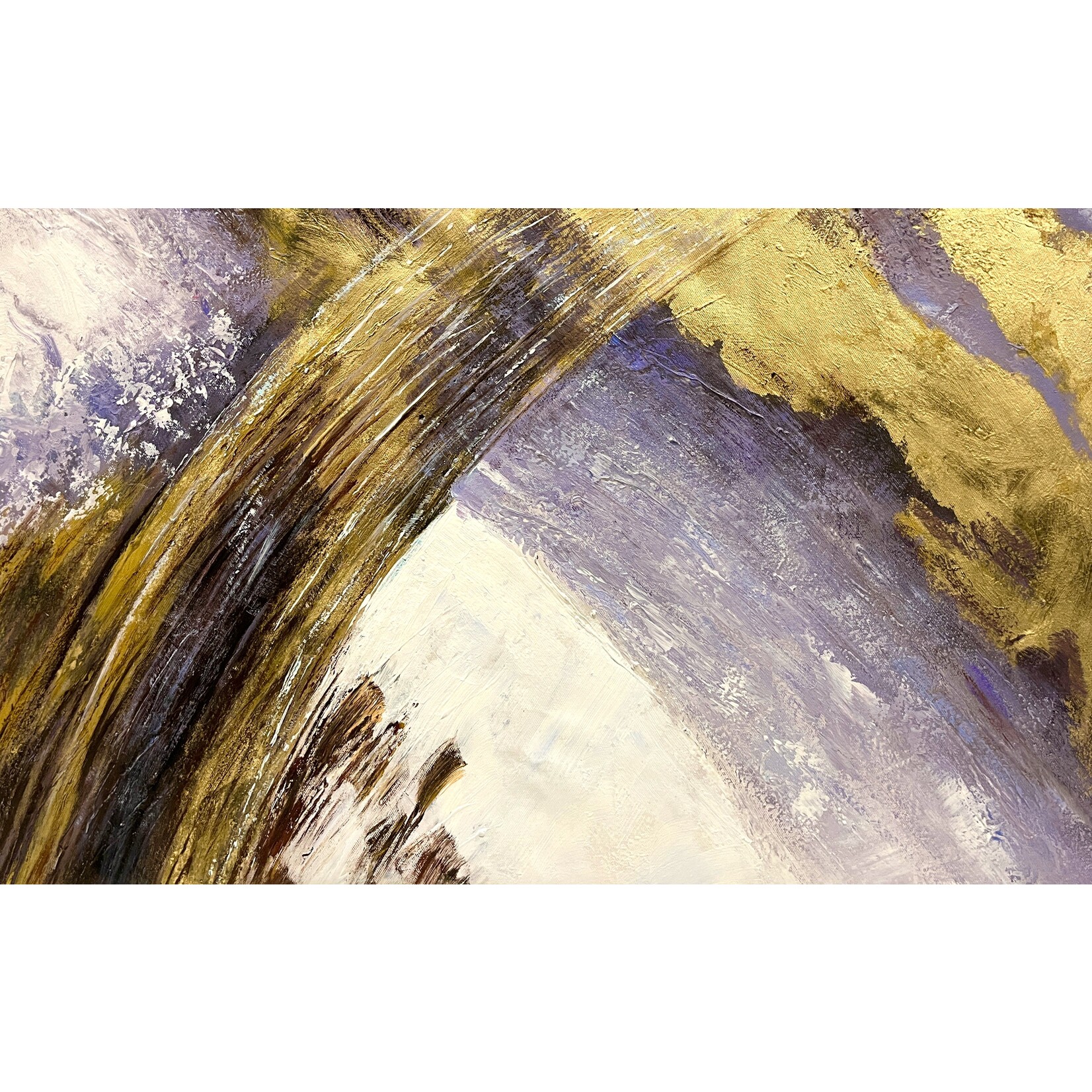 Painting Dark Gold Foil