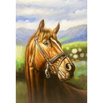 Oil Painting Brown Horse II