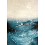 Oil Painting Cerulean Waters II