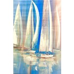 Printed Painting Sailing In Peace