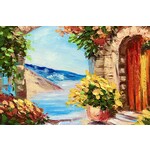 Printed Painting View From The Arch