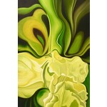 Oil Painting Abstract White Flower