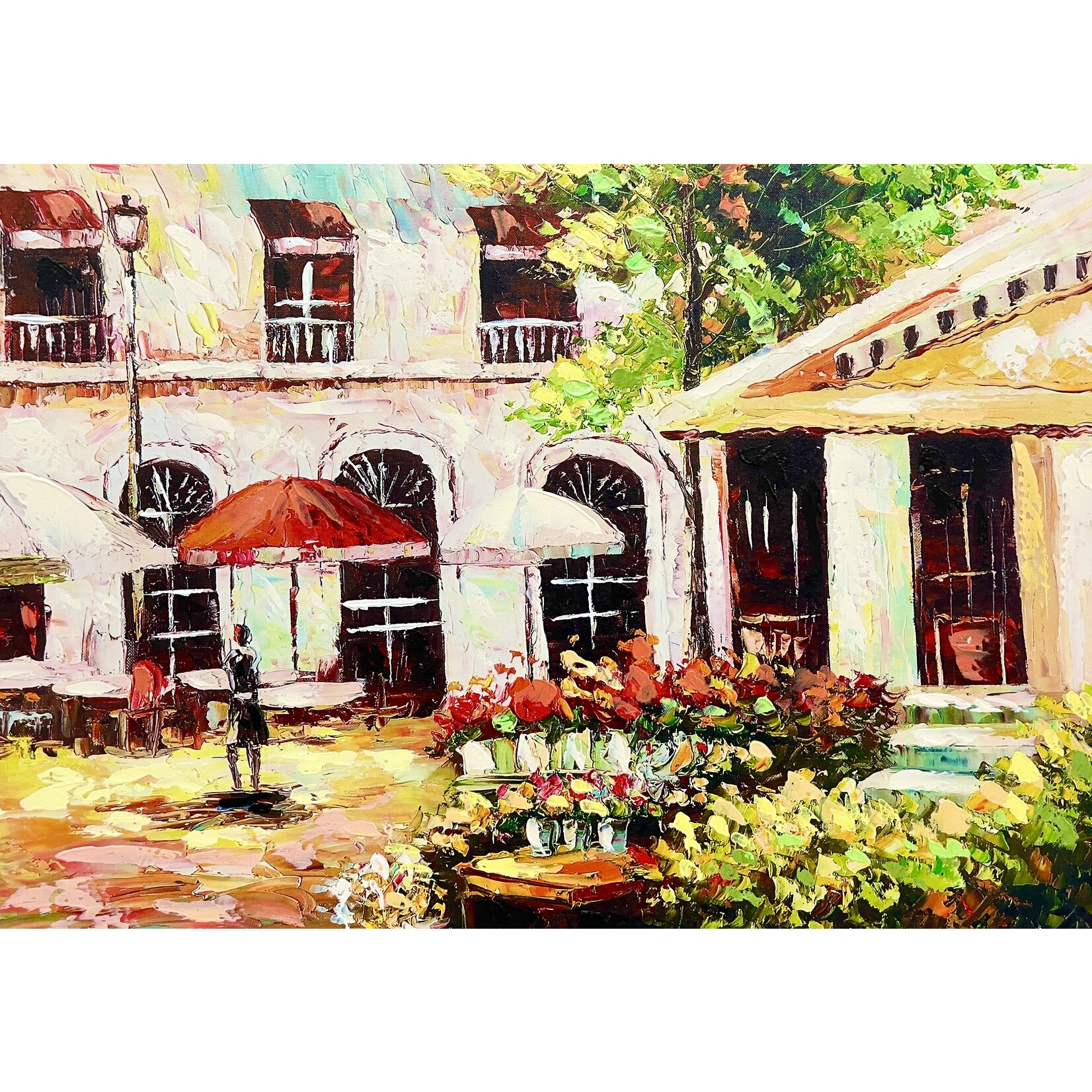 Printed Painting Coffee Time