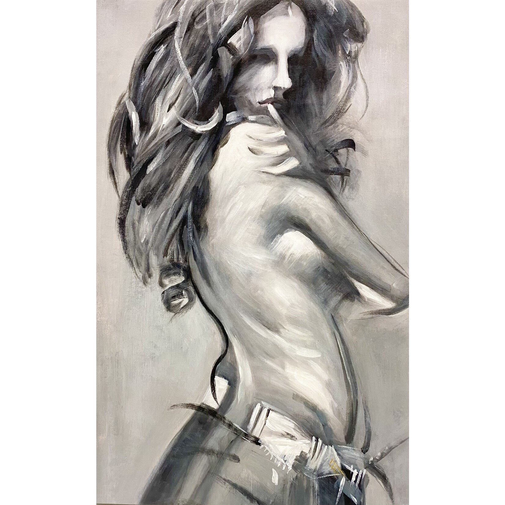 Painting Beautiful Girl