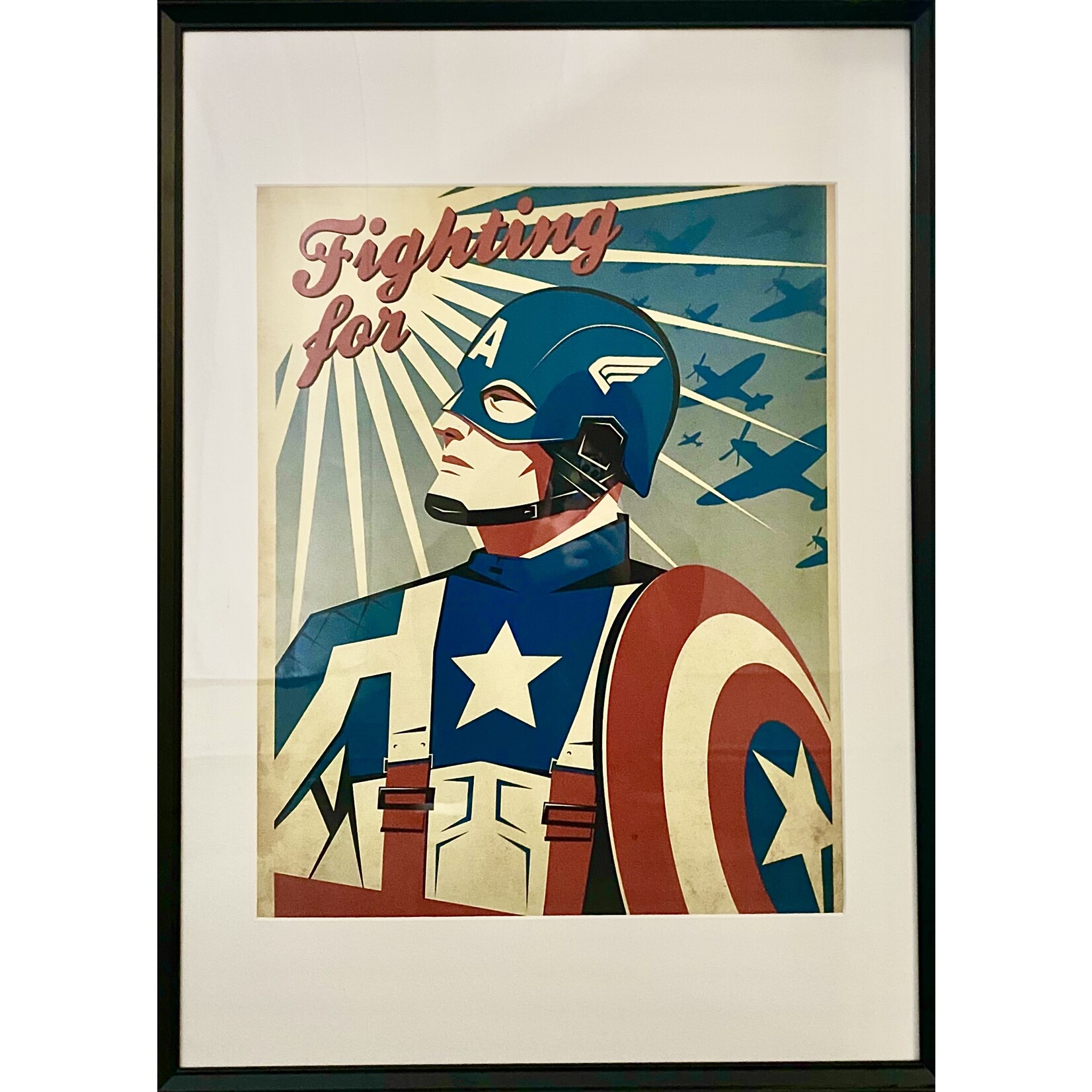 Printing Superhero - Captain America III
