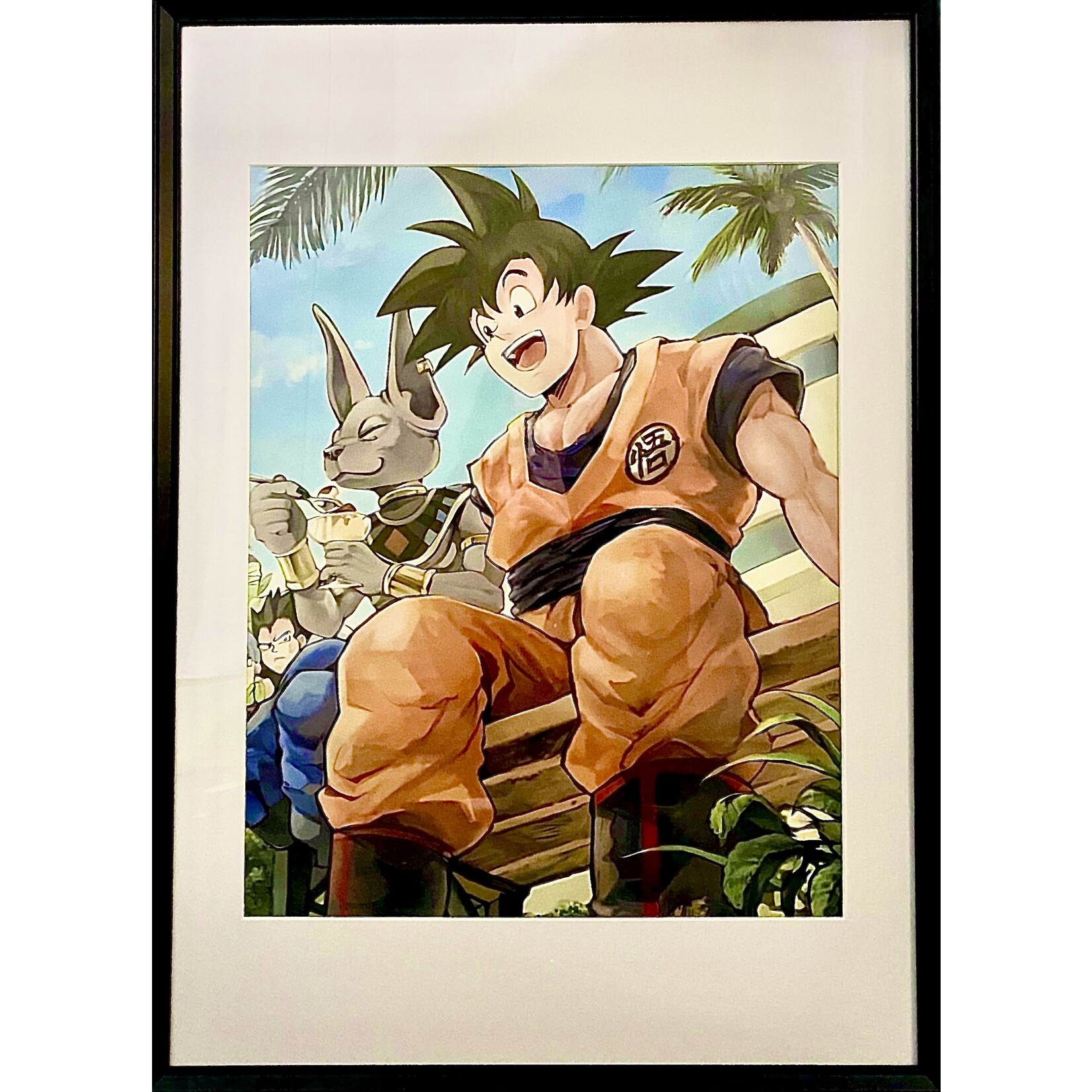 Printing Goku Anime Poster