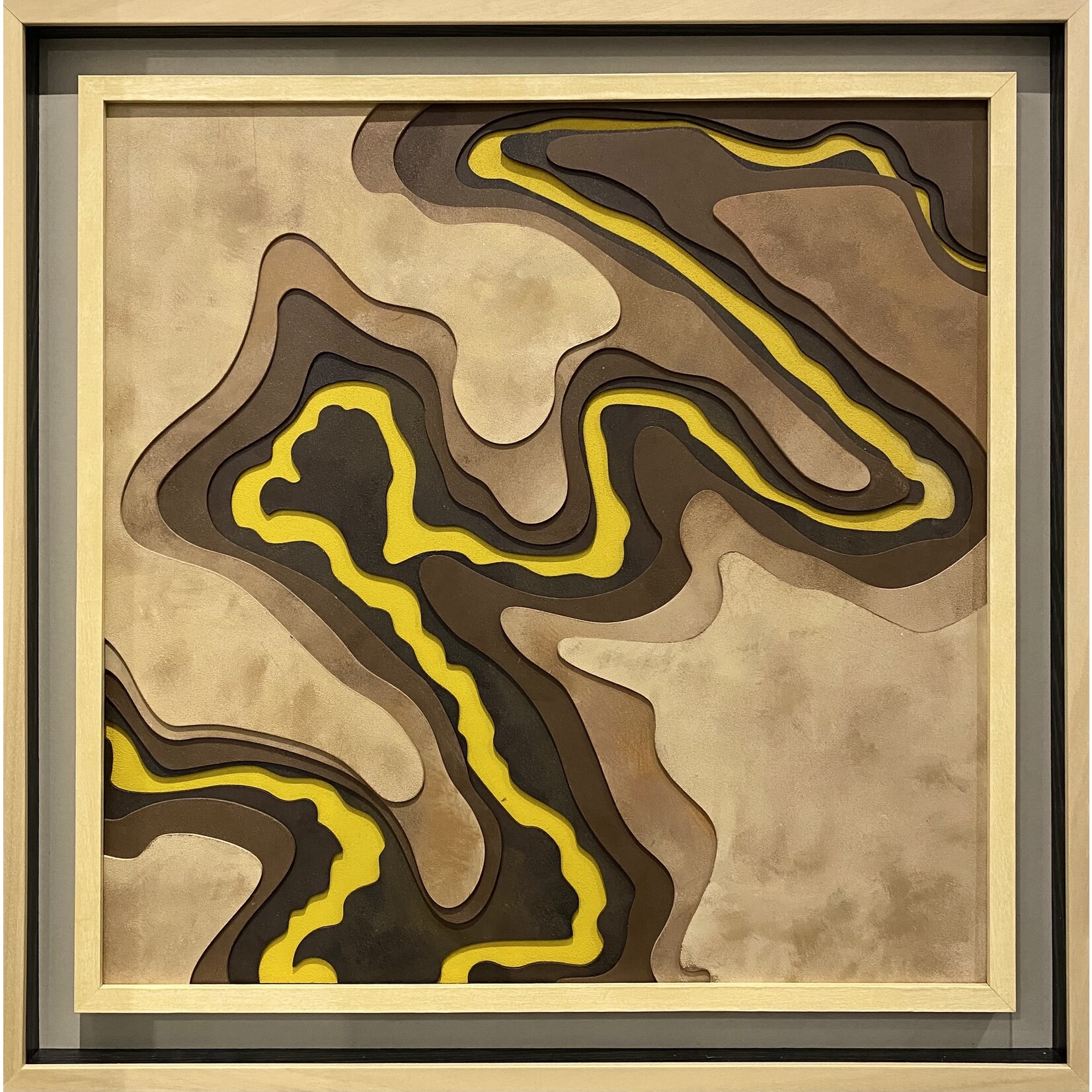 3D Art Metal Bird In Nest