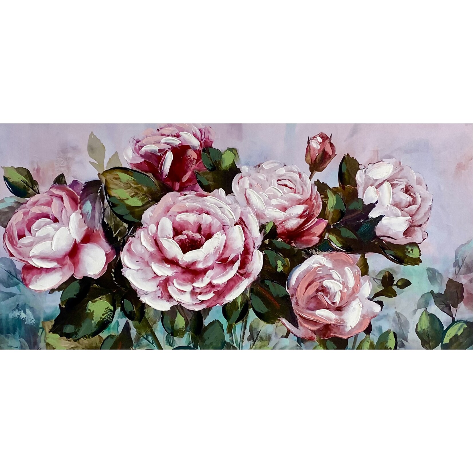 Printed Painting Rose's Bloom