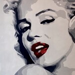 Oil Painting Portrait Of Marilyn Monroe XV