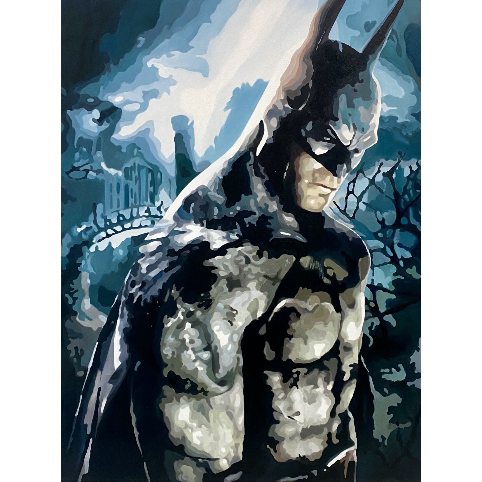 Oil Painting Comic Hero I